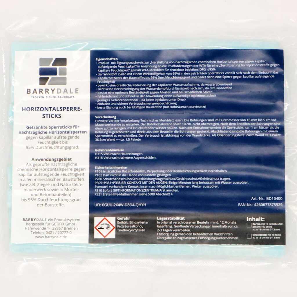 Hori-Sticks – Horizontalsperre-Sticks
